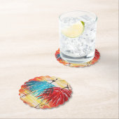 ハッピーダンス紙コースター ペーパーコースター (インサイチュ)