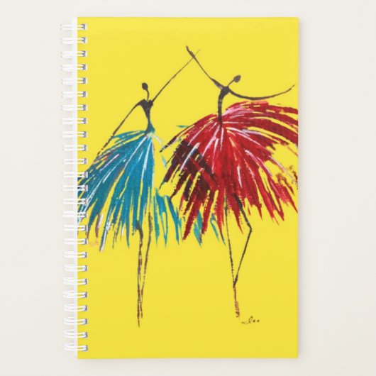 ハッピーダンス – スパイラルプランナー プランナー手帳 (正面)