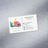 ハッピーチキンズファームおもしろいビジネスカードマグネット マグネット名刺 (インサイチュ)