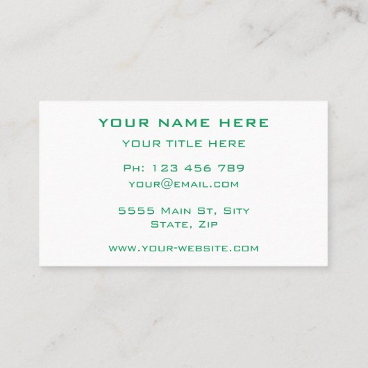 ハッピーチキンズファームおもしろい農家名刺 名刺 (裏面)