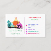 ハッピーチキンズファームおもしろい農家名刺 名刺 (裏面)