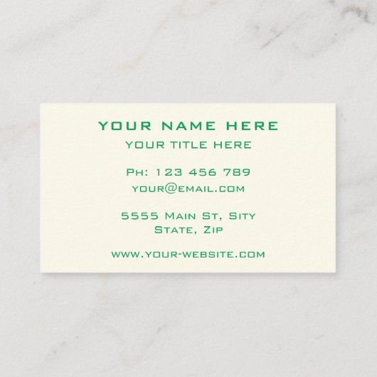 ハッピーチキンズファームおもしろい農家名刺 名刺 (裏面)