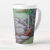 ハッピーチキンパーク カフェラテマグ (右アングル)