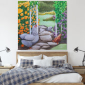 ハッピーチキンパーク キャンバスプリント (インサイチュ (寝室))