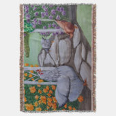 ハッピーチキンパーク スローブランケット (正面縦)