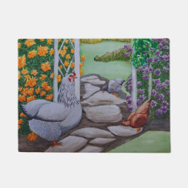 ハッピーチキンパーク ドアマット