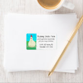 ハッピーチキンフリーレンジファーム卵の名刺 ラベル (インサイチュ)