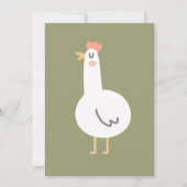 ハッピーチキン 招待状 (正面)