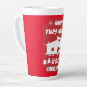 ハッピーチニーハウスクリスマス カフェラテマグ (左アングル)