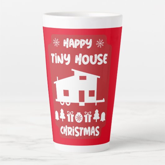 ハッピーチニーハウスクリスマス カフェラテマグ (正面)