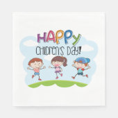 ハッピーチャイルズデー スタンダードランチョンナプキン (正面)