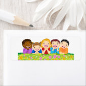 ハッピーチャイルド自然シール ラベル (インサイチュ)