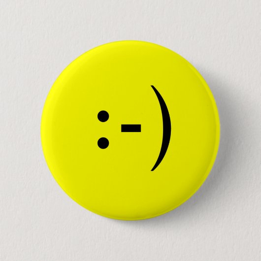 ハッピーチャッター 缶バッジ (正面)