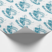 ハッピーチャヌカー紡績夢 ラッピングペーパー (角)