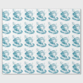 ハッピーチャヌカー紡績夢 ラッピングペーパー (フラット)