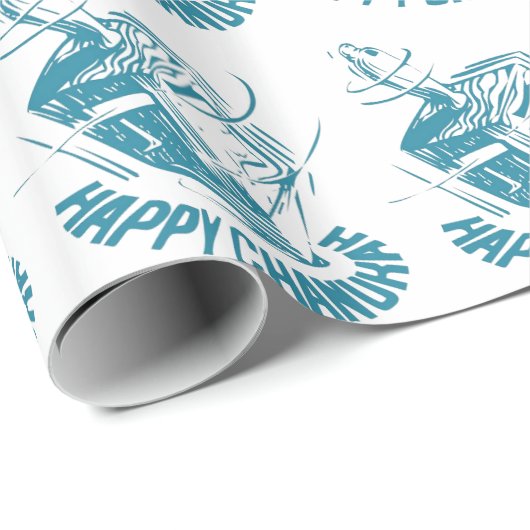 ハッピーチャヌカー紡績夢 ラッピングペーパー (ロールコーナー)