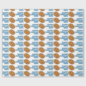 ハッピーチャラ日ハヌカーハヌカー(ユダヤ教の祭り)ホリデー ラッピングペーパー (フラット)