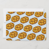 ハッピーチャラ日ハヌカーパーティーユダヤの休日 招待状 (裏面)