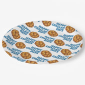 ハッピーチャラ日ユダヤ休日ブレッドローフ ペーパープレート (アングル)