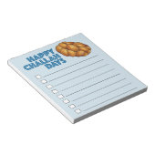 ハッピーチャラ日ユダヤ教ホリデーハヌッカパン ノートパッド (アングル)