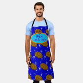 ハッピーチャラ日 エプロン (着用した状態)