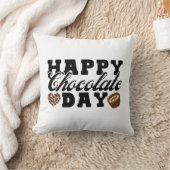 ハッピーチョコレートデー、チョコレートラバーの喜び クッション (ブランケット)