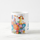 ハッピーチルドレンスケッチファームアニマル コーヒーマグカップ (中央)