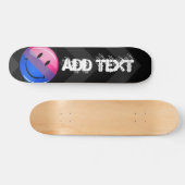 ハッピーツヤ二色性プライド国旗 スケートボード (横)