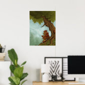 ハッピーツリーファンタジーポスター ポスター (ホームオフィス)