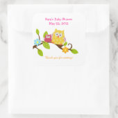 ハッピーツリーフイルズウッドランドスクエアの好意ステッカー スクエアシール (バッグ)