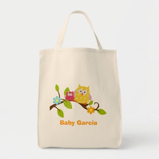 ハッピーツリーフールトートバパーソナライズされたッグ トートバッグ (正面)