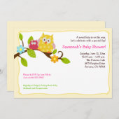 ハッピーツリーフール5x7ベビーシャワー招待状 招待状 (正面/裏面)