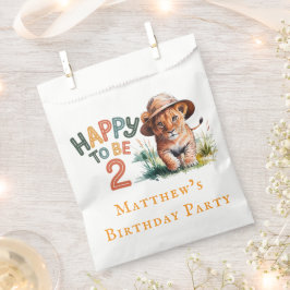 ハッピーツーライオンカブバースデーパーティー フェイバーバッグ