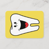 ハッピーティース歯科アポイントメントリマインダーイエロー 予約カード (裏面)