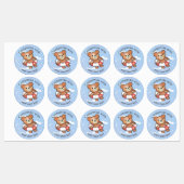 ハッピーテディサマーホリデープールフロートカスタム ラベル (シート)