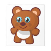 ハッピーテディベア ノートパッド (正面)