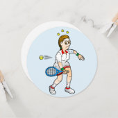 ハッピーテニス誕生日カード カード (正面/裏面インサイチュ)