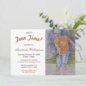 ハッピーテニス10代のタイムパーティの招待状 招待状 (スタンド正面)