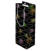 ハッピーテンイヤーズアニバーサリー花火 ワインギフトバッグ (正面アングル)