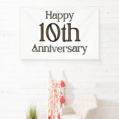 ハッピーテンテニバーサリー 4x6 ヴィニールバナー 横断幕 (インサイチュ)