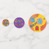 ハッピーテーブル紙吹雪 コンフェッティ (裏面)