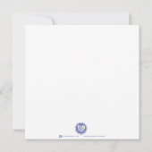 ハッピーディアバースリー [青いユニコーン] カード (裏面)