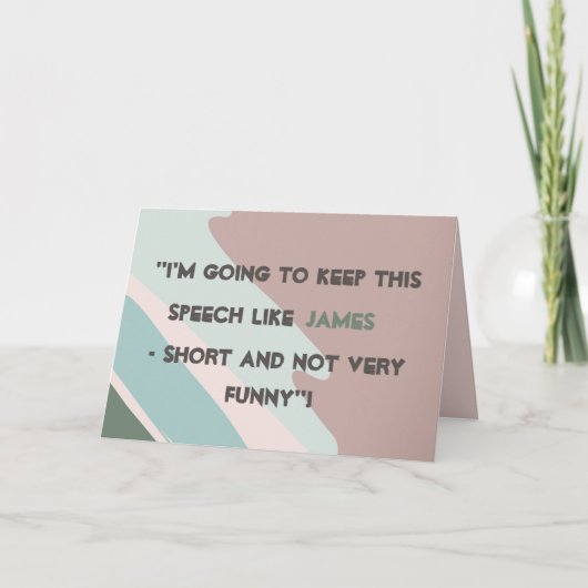 ハッピーディエイトカード サンキューカード (正面)