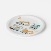 ハッピーディノパーティー誕生日パーティー紙プレート ペーパープレート (アングル)