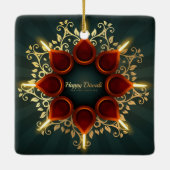 ハッピーディワリセラミックオーナメント セラミックオーナメント (裏面)