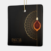 ハッピーディワリセラミックオーナメント セラミックオーナメント (左)