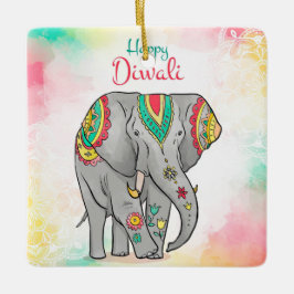 ハッピーディワリセラミックオーナメント セラミックオーナメント