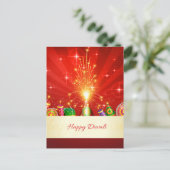 ハッピーディワリディヤファイアワークフェスティバルの光 シーズンポストカード (スタンド正面)