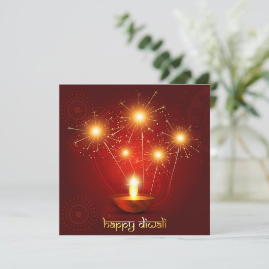 ハッピーディワリディヤフェスティバルの軽花火 シーズンカード (スタンド正面)