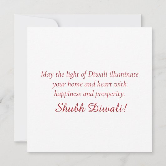 ハッピーディワリディヤフェスティバルオブライトフローラ金ゴールド シーズンカード (裏面)